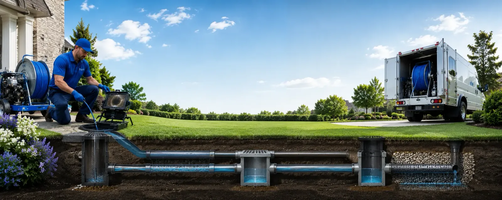 Outdoor drain cleaning information for Clinton Township, MI