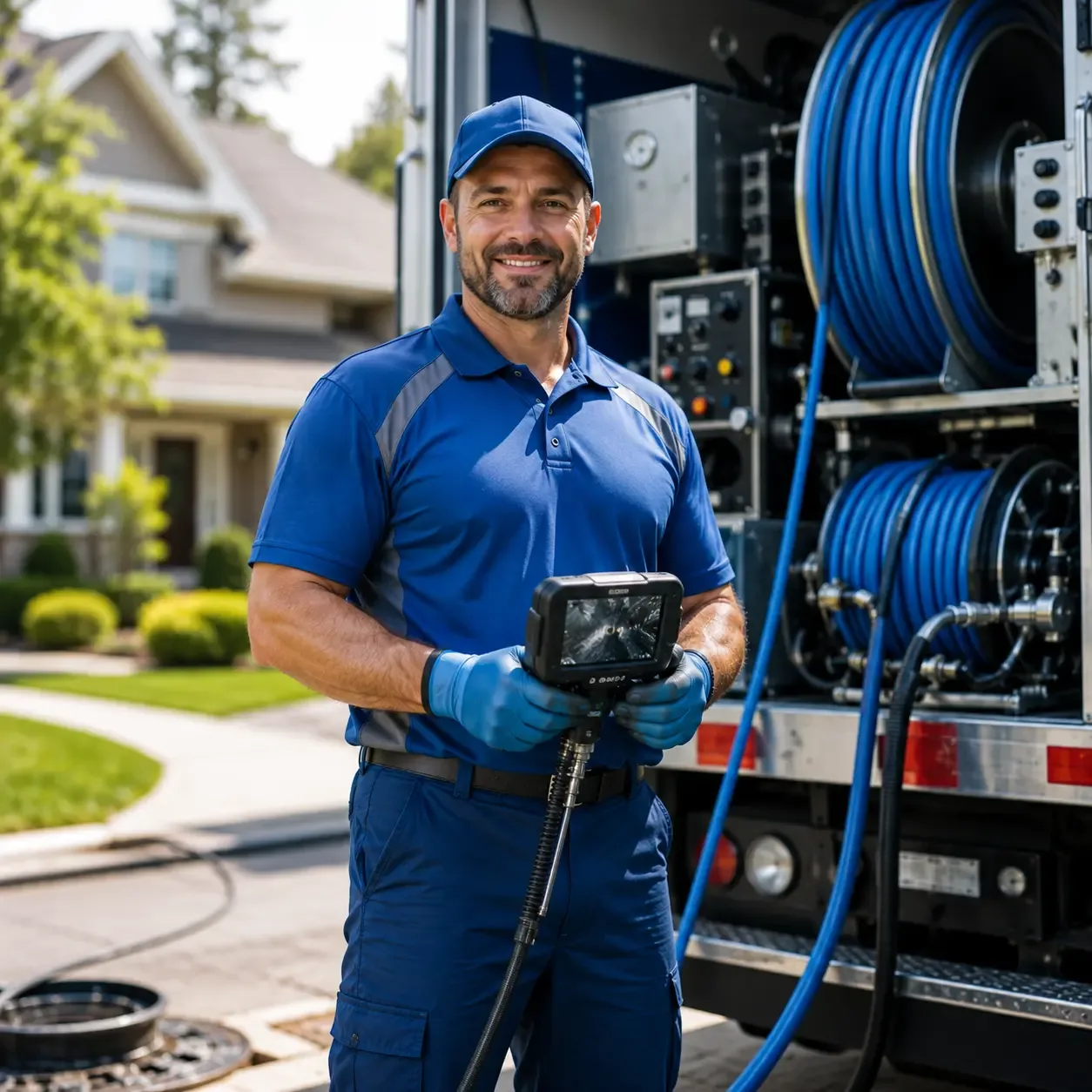 Local outdoor drain cleaning specialists in Clinton Township, MI